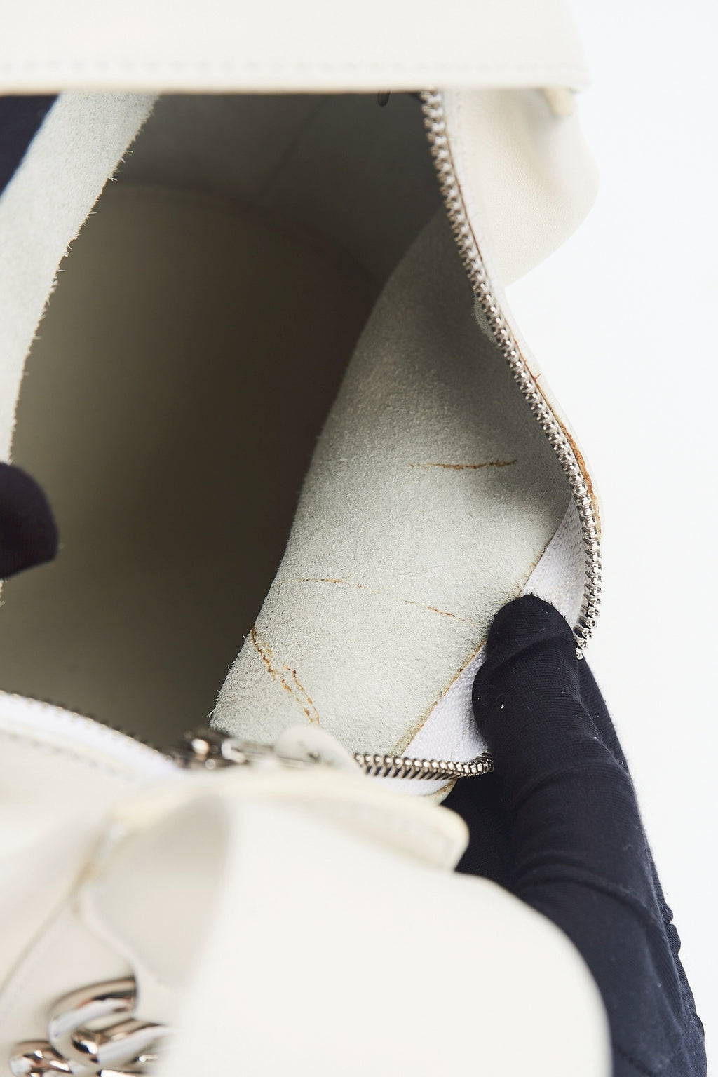 Loewe shoulder bag white color