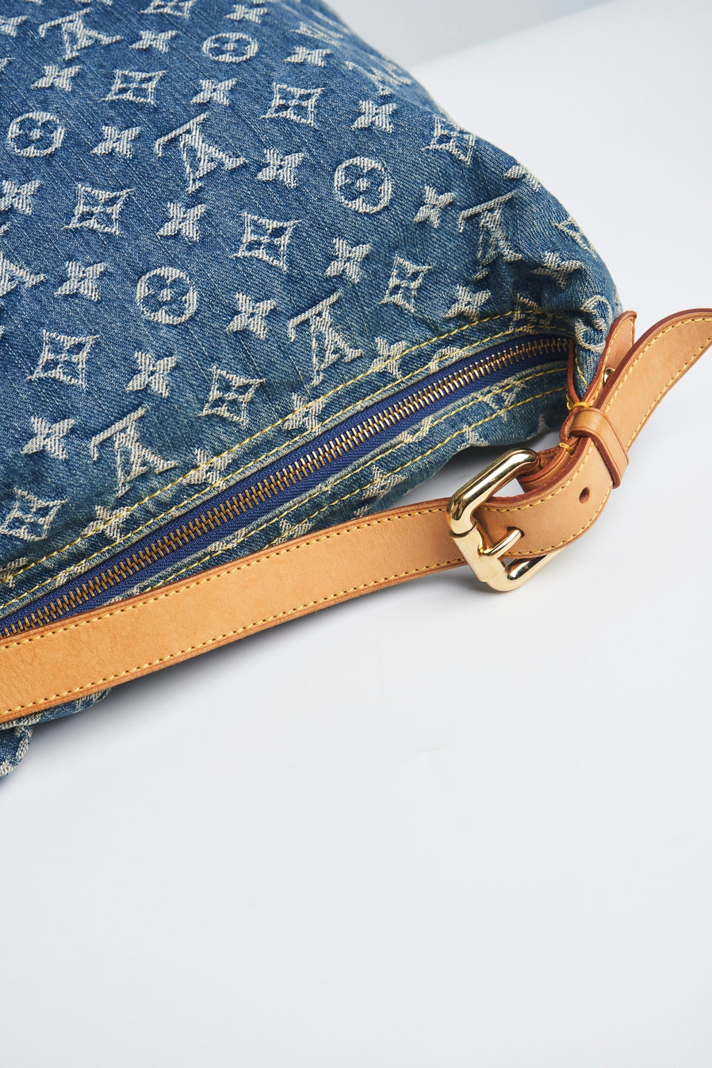 Louis vuitton denim shoulder bag