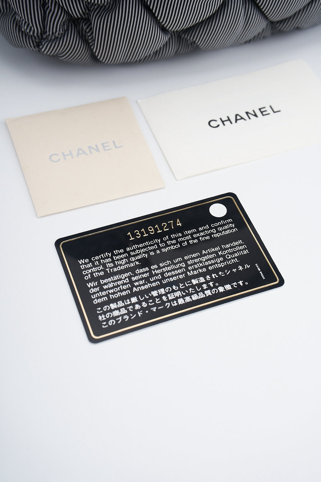 Chanel bubble quilted