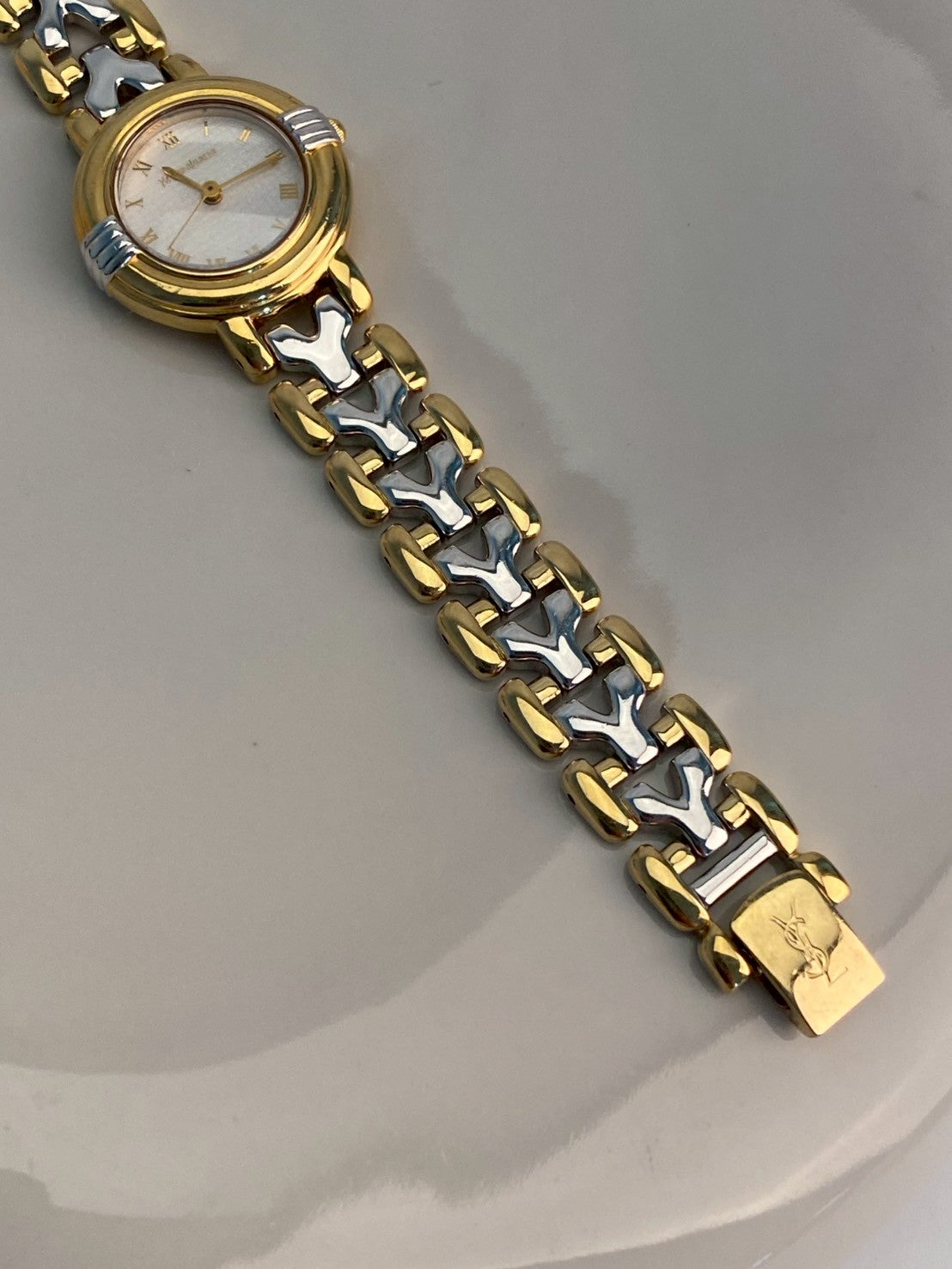 Ysl twotone logo strap c.0029
