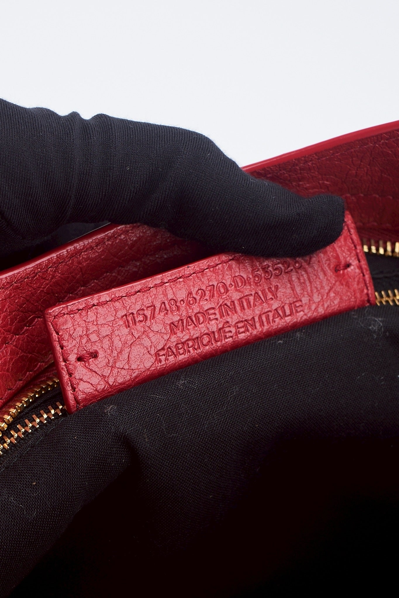 Balenciaga city red