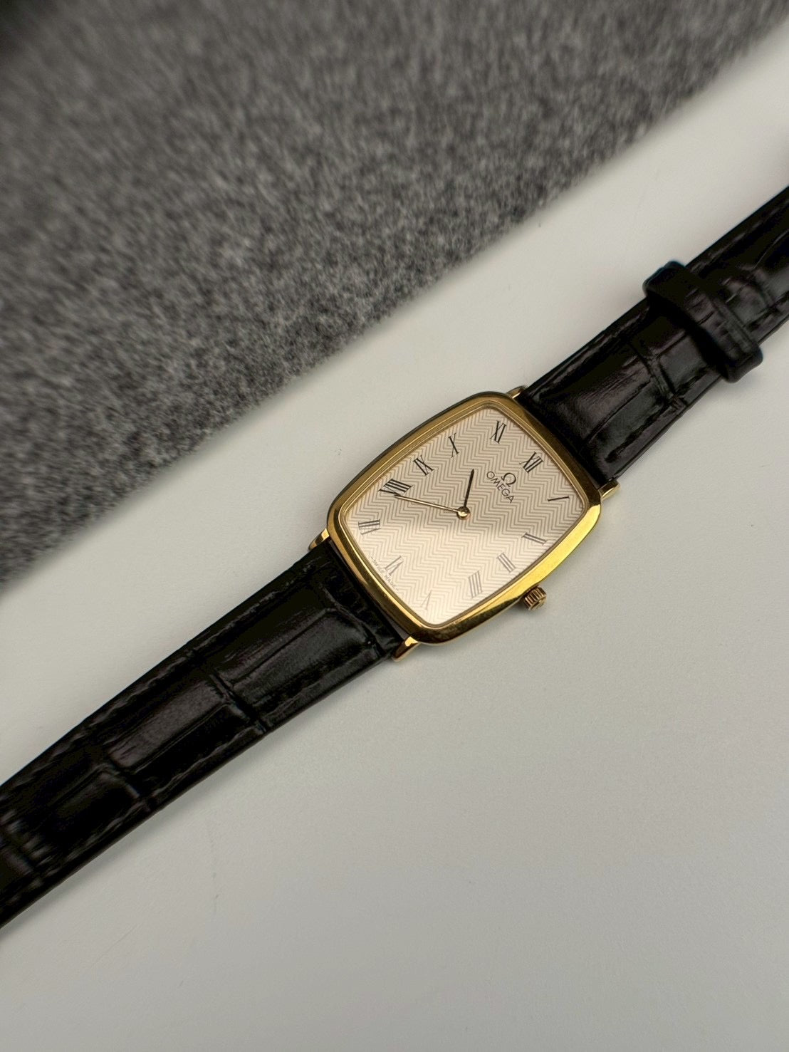 Omega deville chevron dial