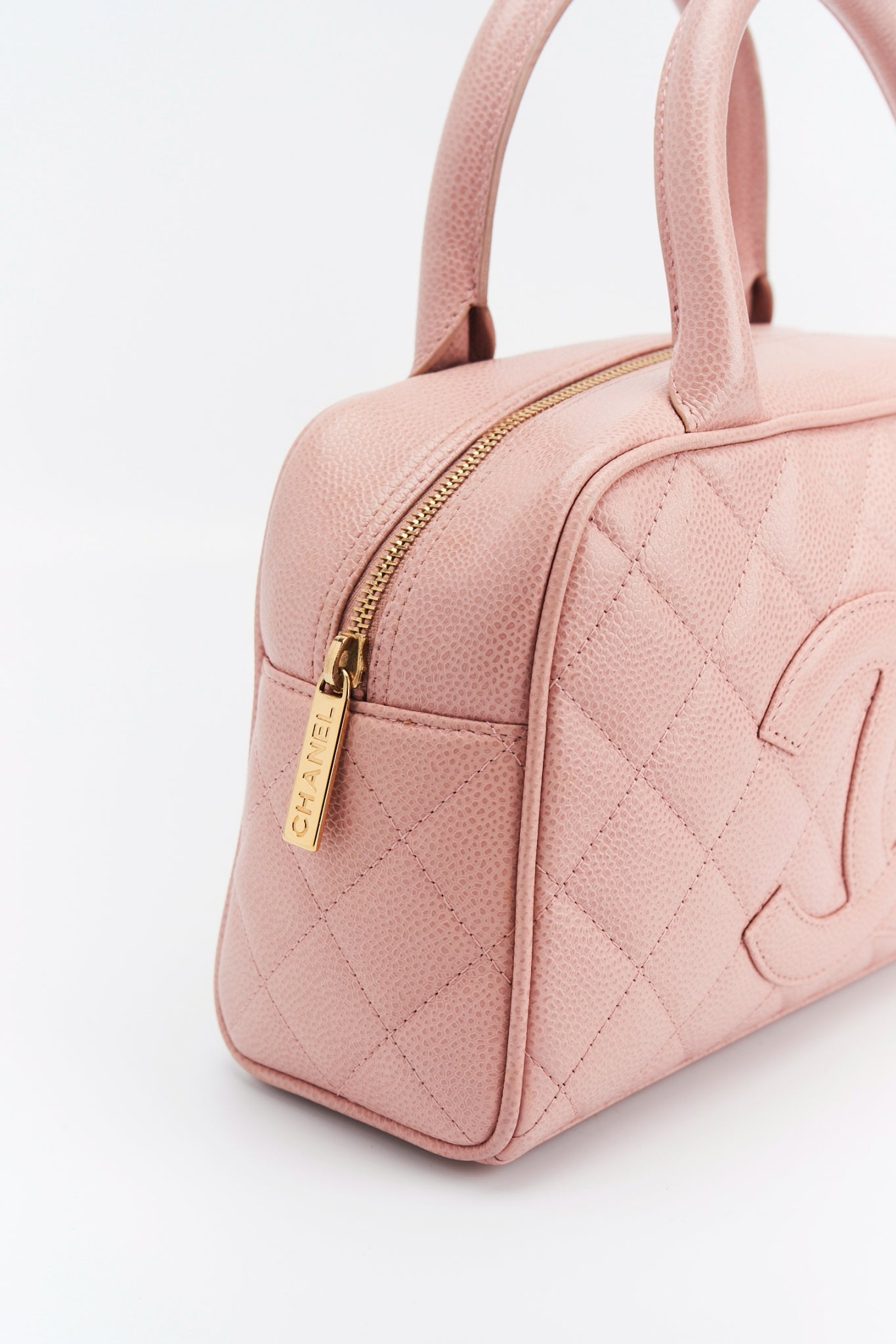 Chanel mini boston pink