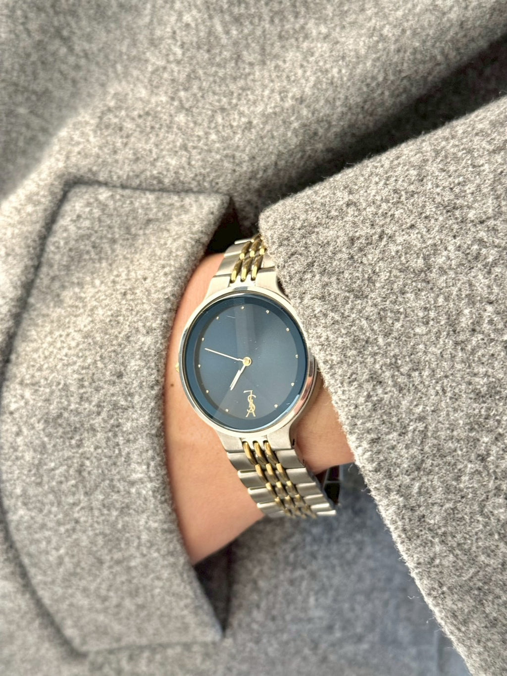 Ysl blue dial c.0668
