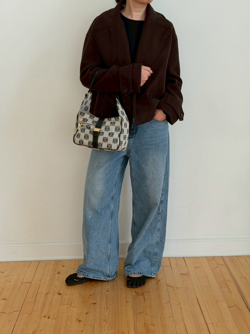 Loewe monogram shoulder