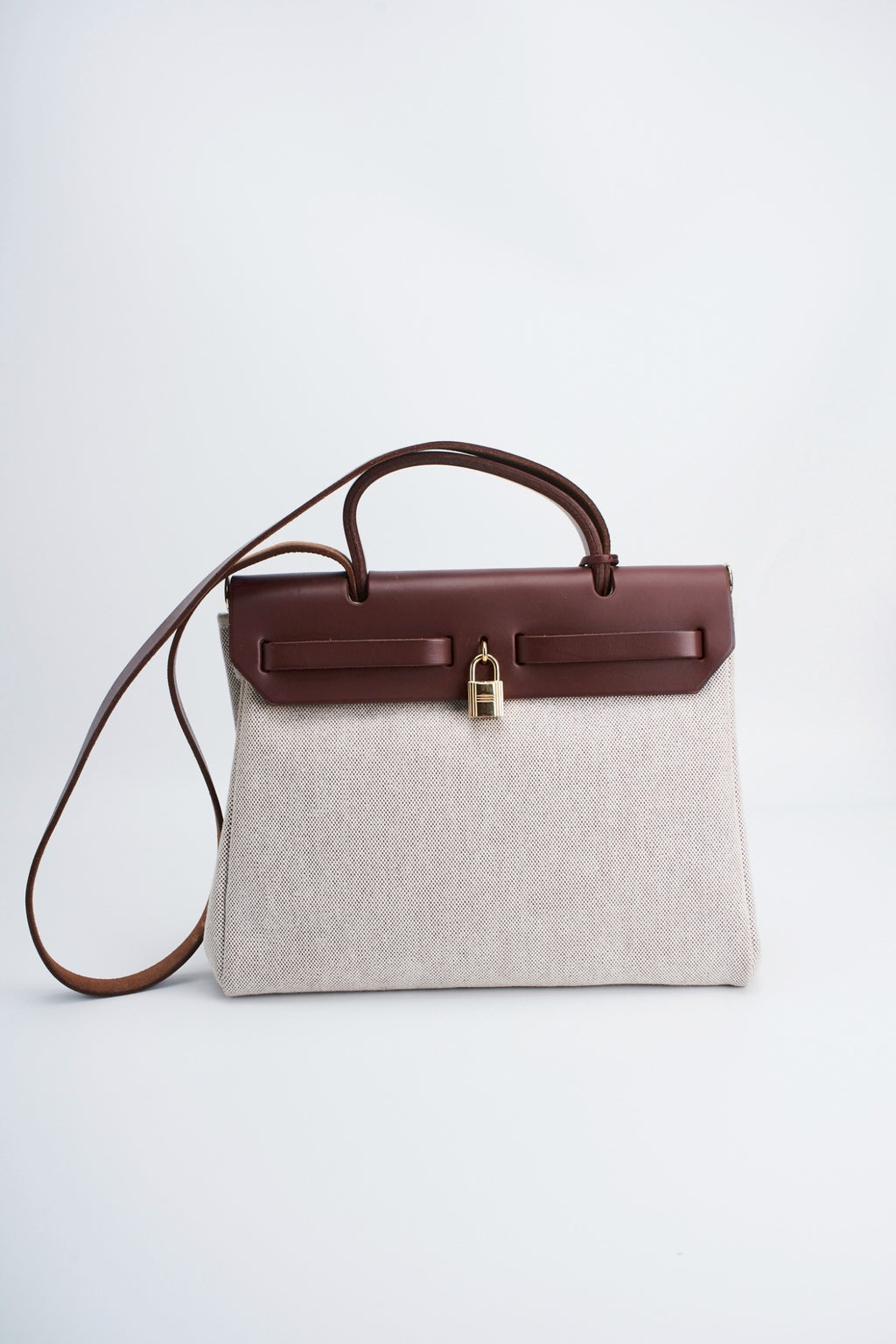 Hermes herbag31 redbrown