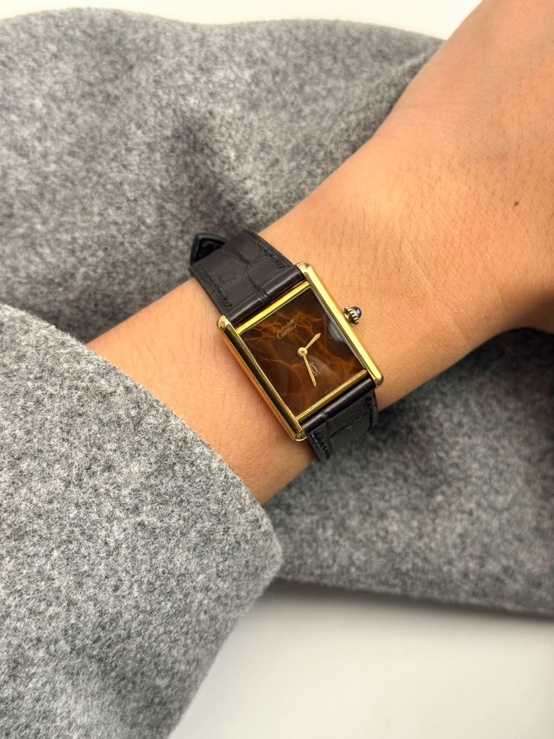 Cartier Tank Must Brown Dial