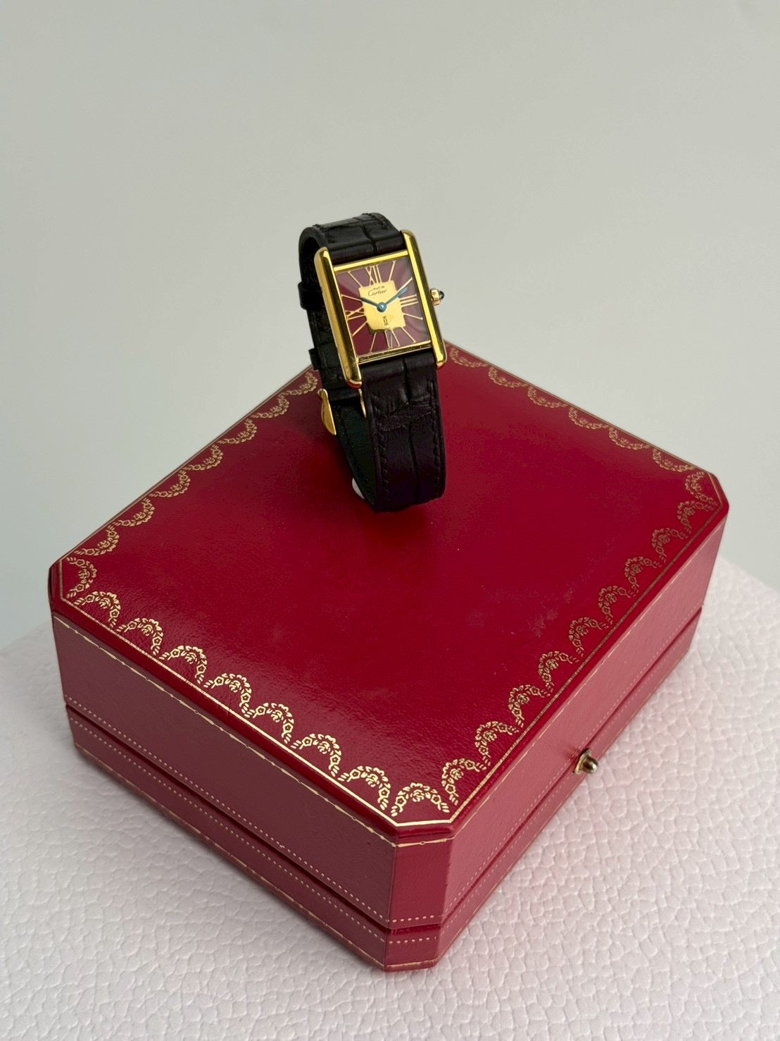 artier vermeil tank red s size. C.2251