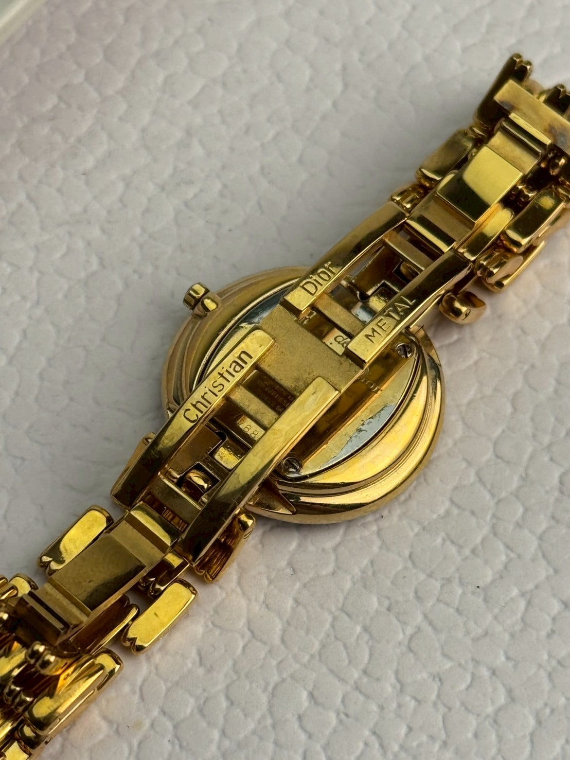 Dior black dial gold sizeM c.7686