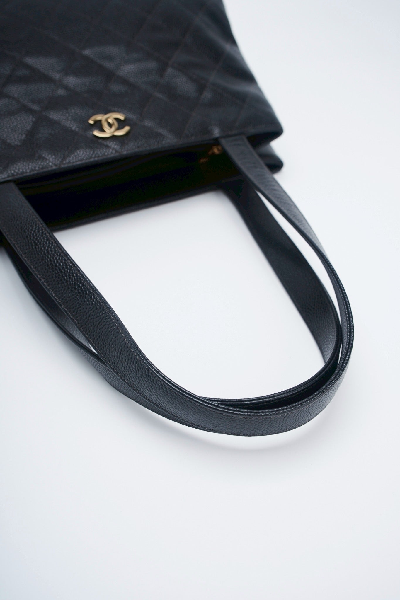 Chanel rhombic quilted caviar