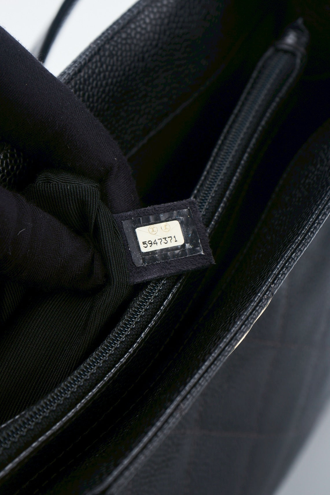 Chanel rhombic quilted caviar