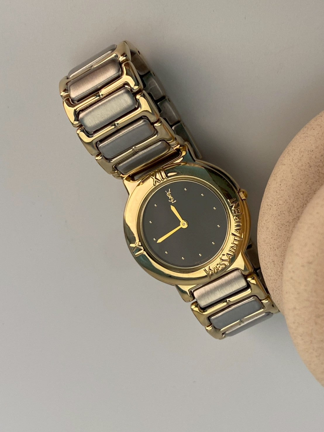 sl black dial twotone watch c.1314