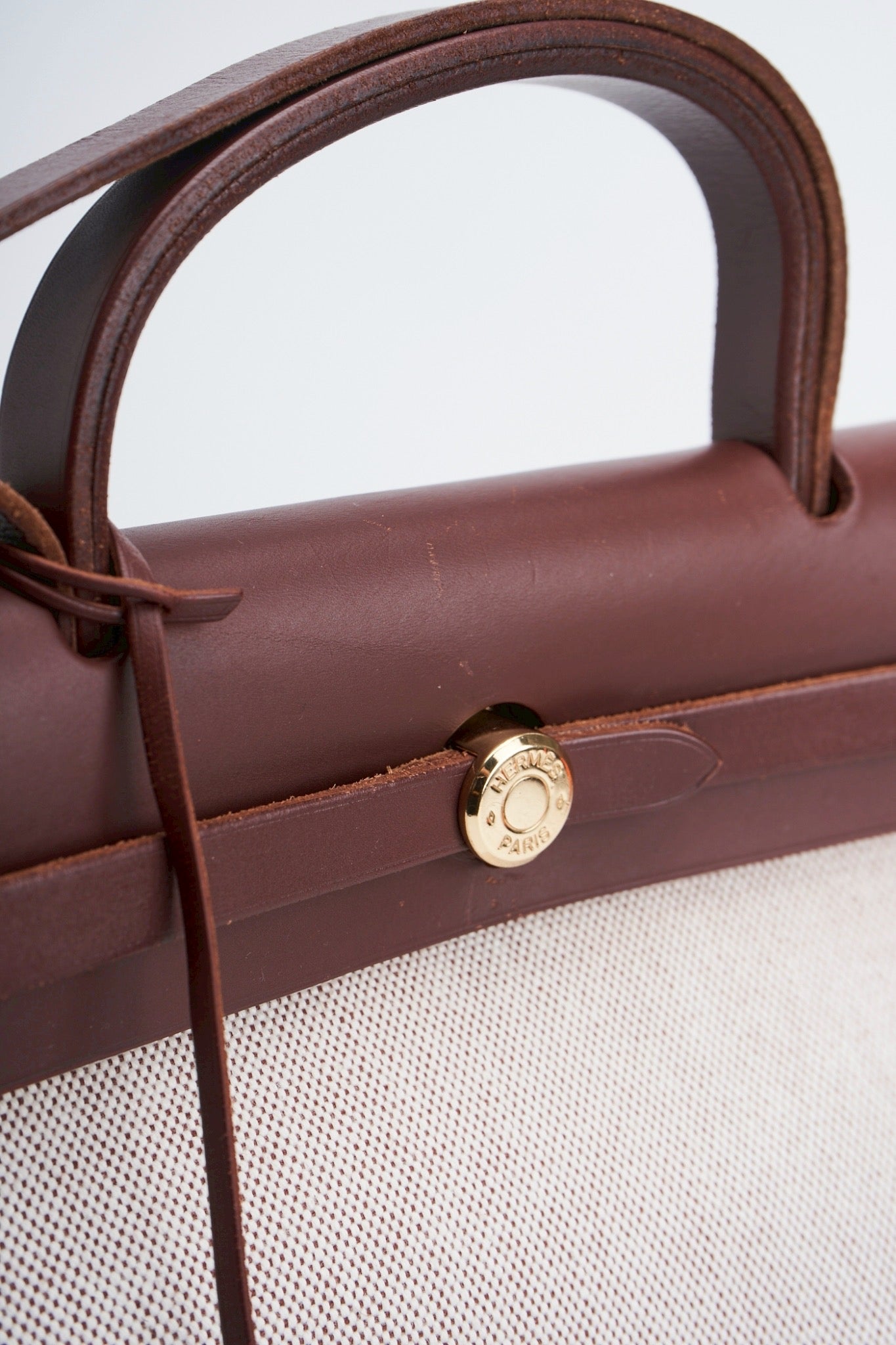 Hermes herbag31 redbrown