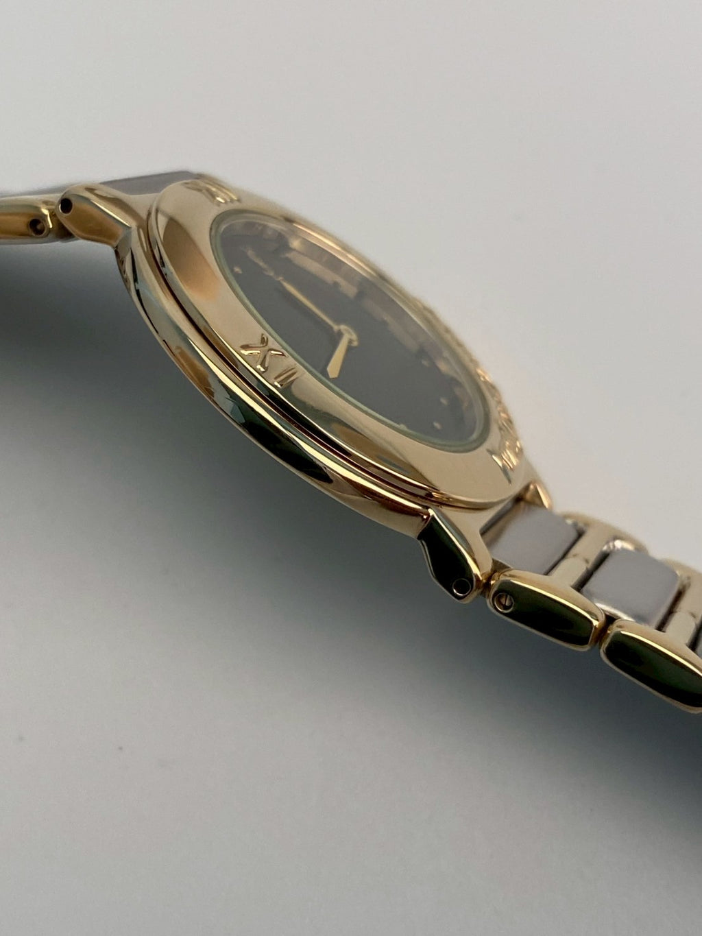 Ysl black dial twotone watch c.0091