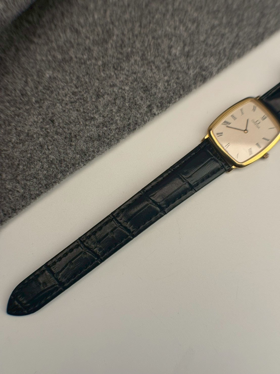 Omega deville chevron dial
