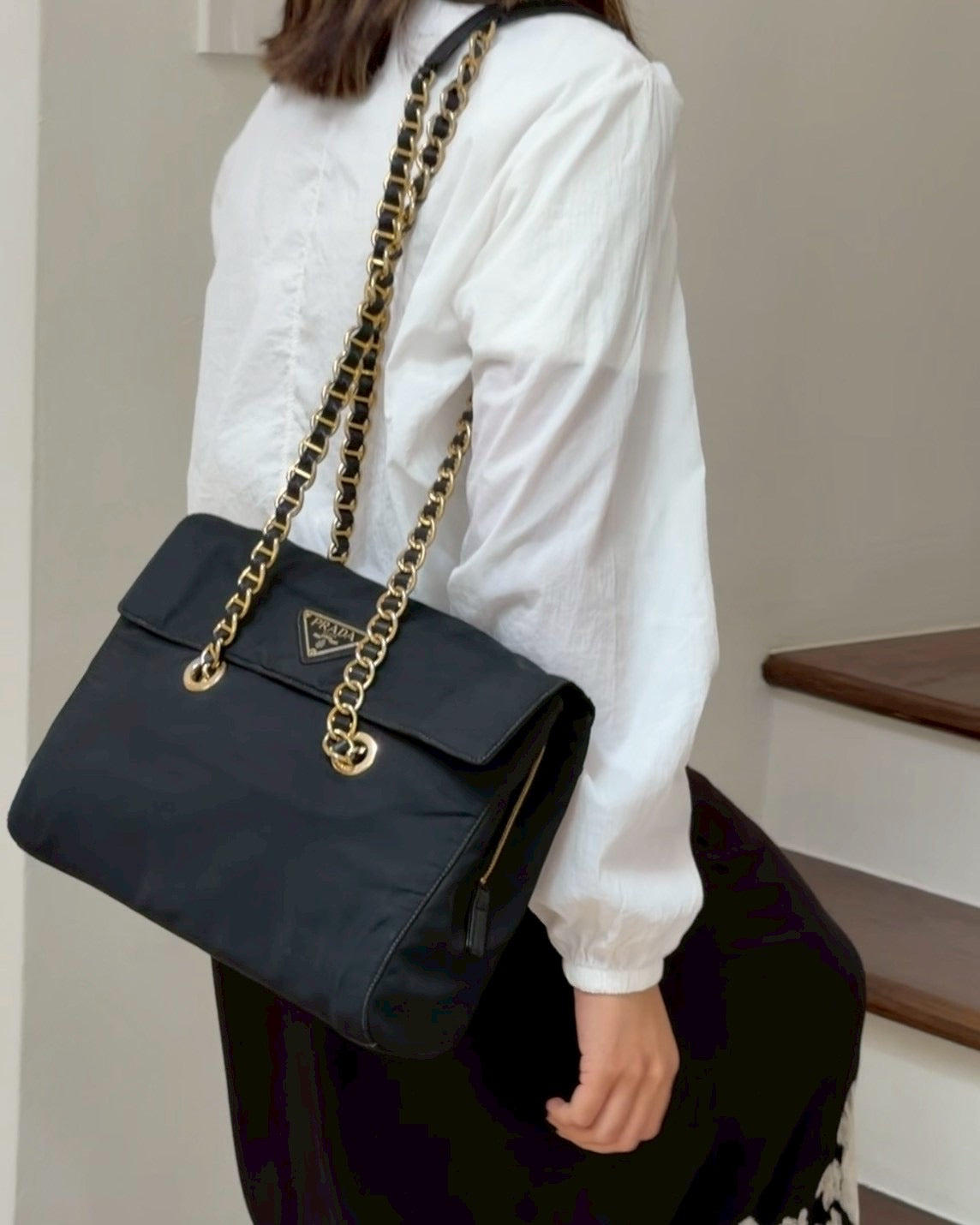 Prada nylon chain