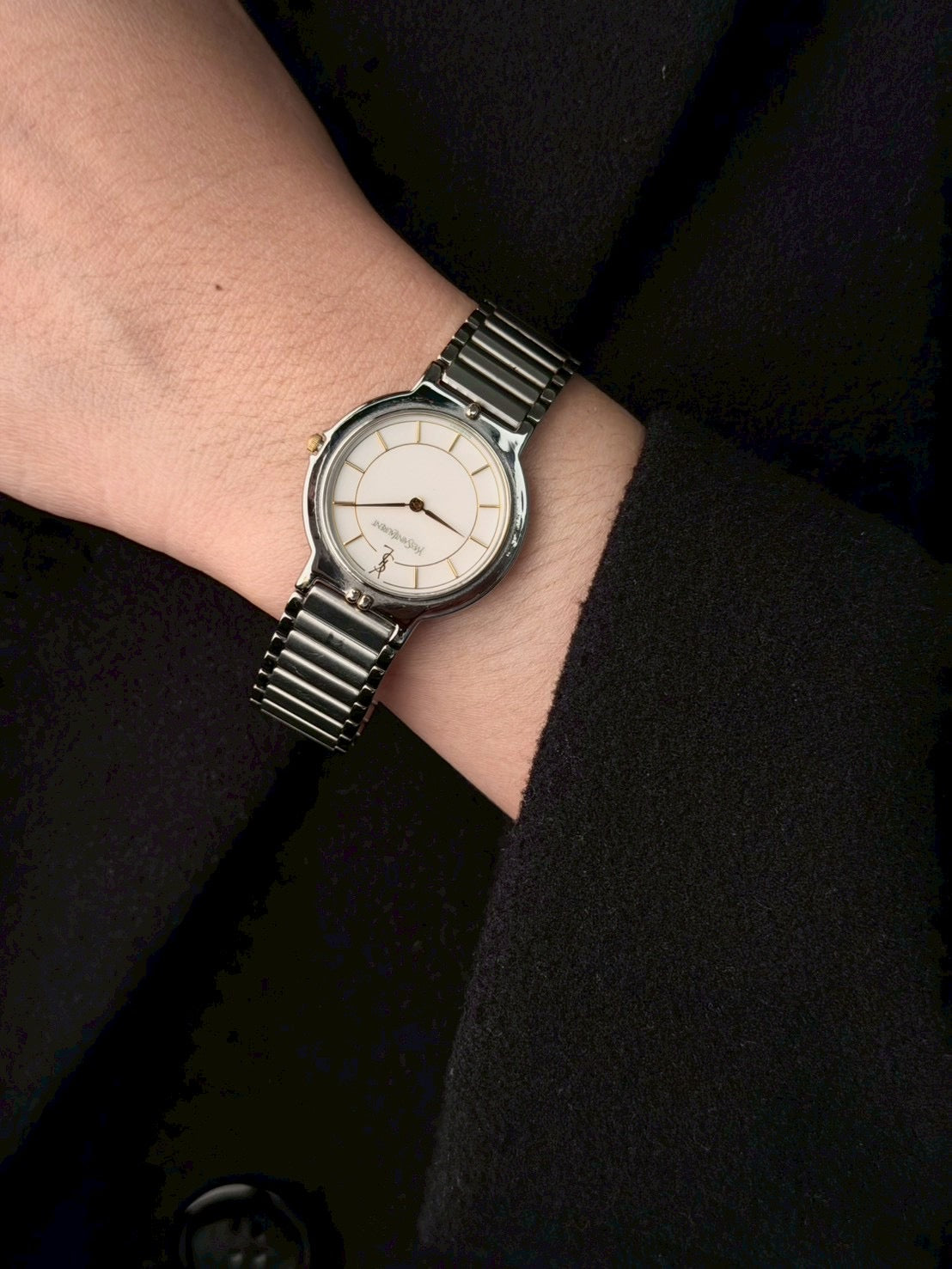 ysl white dial c.0937