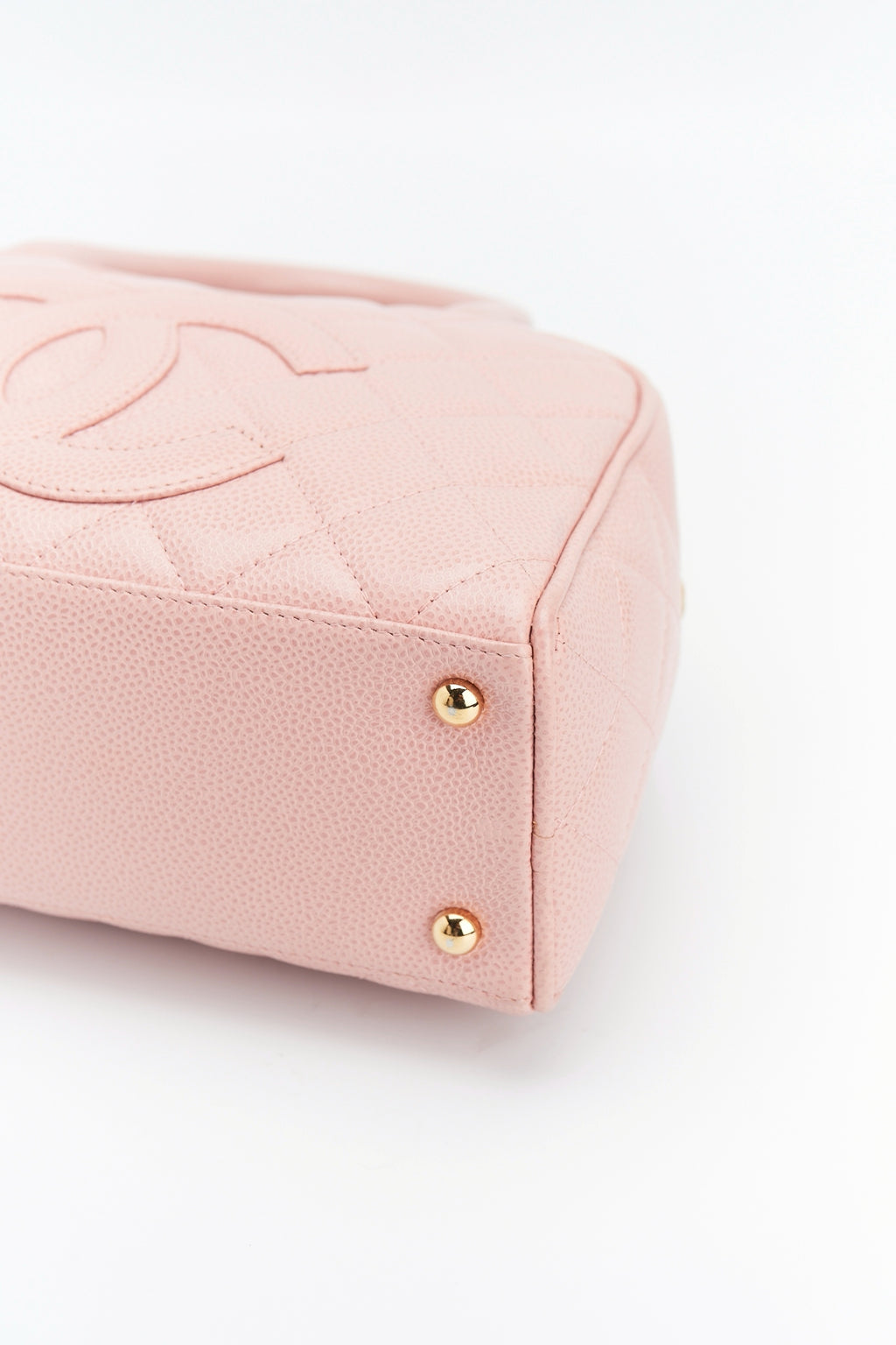 Chanel mini boston pink