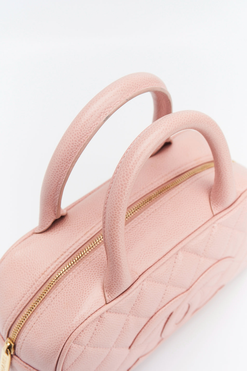 Chanel mini boston pink