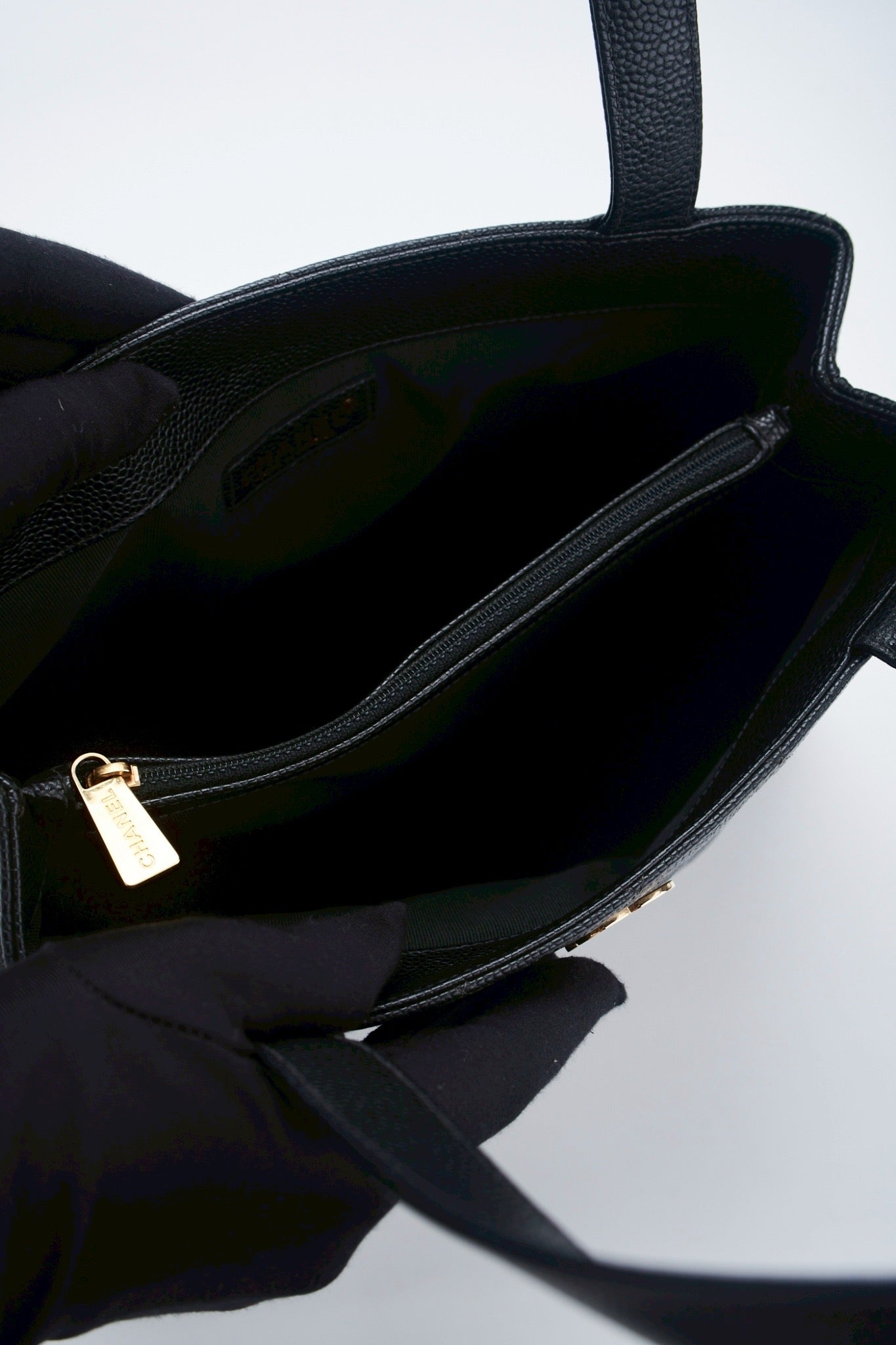 Chanel rhombic quilted caviar