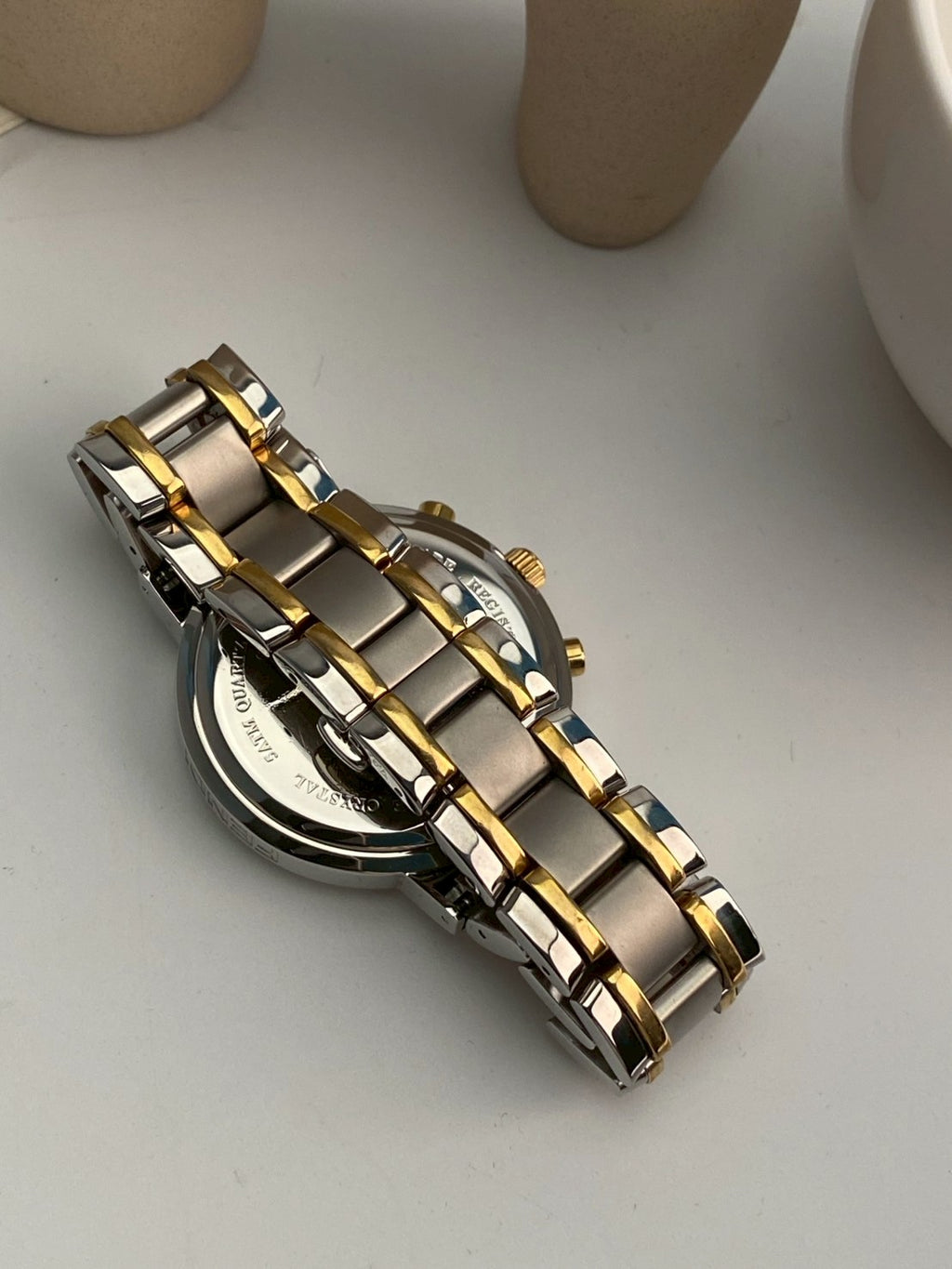 Fendi twotone chronograph c.239