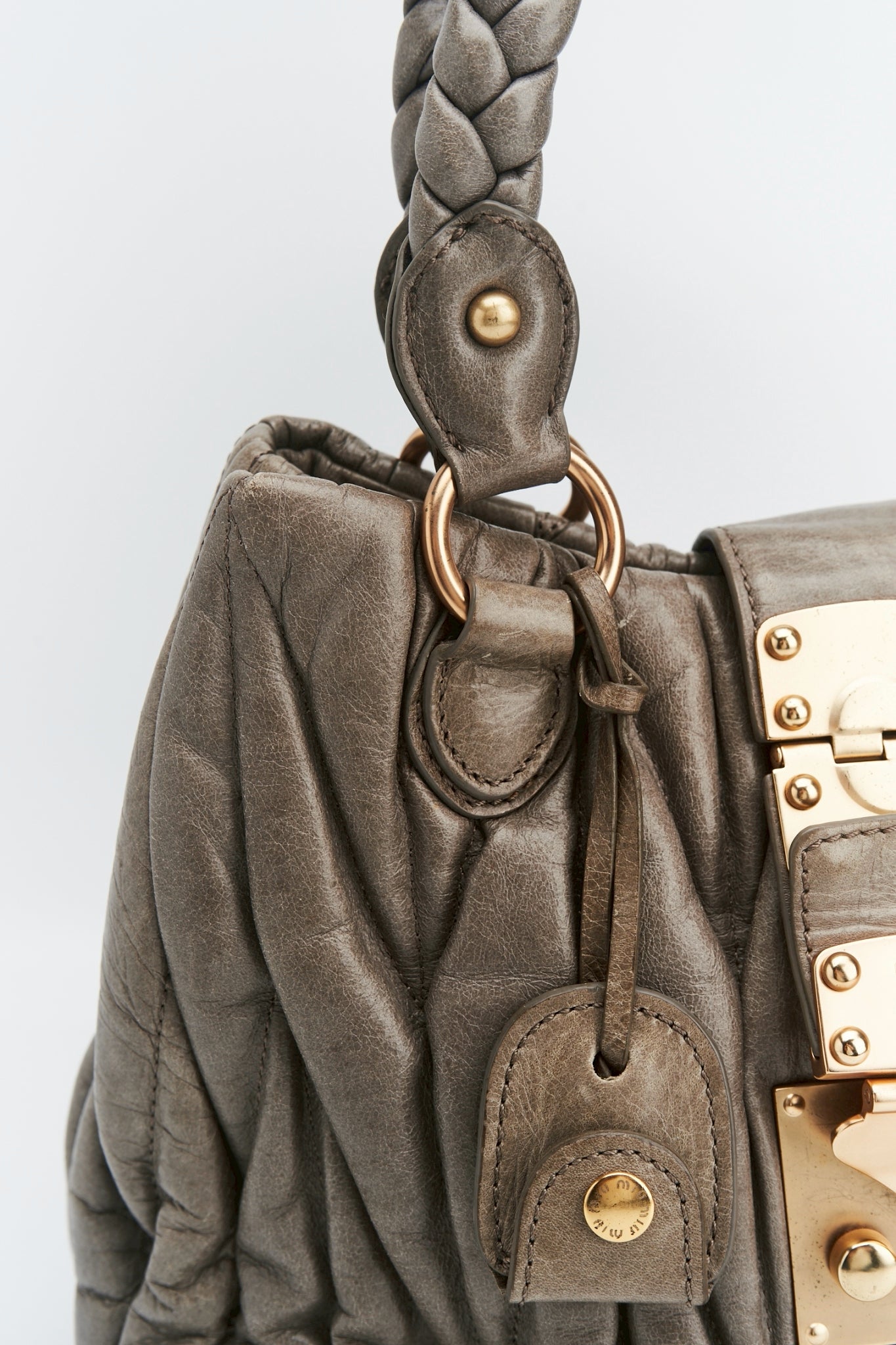 Miumiu Mateless Gray Color