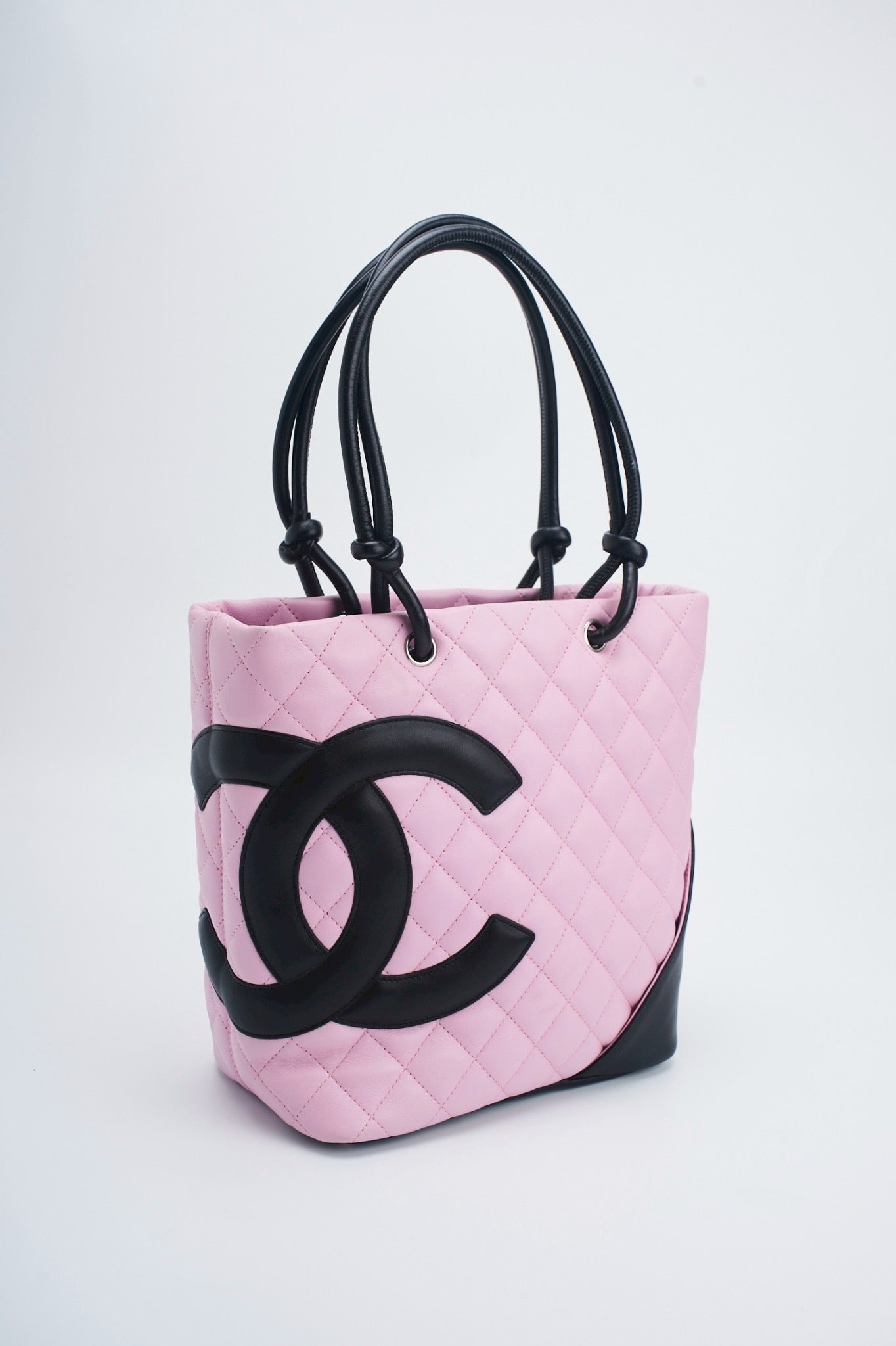 Chanel cambon mini tote pink
