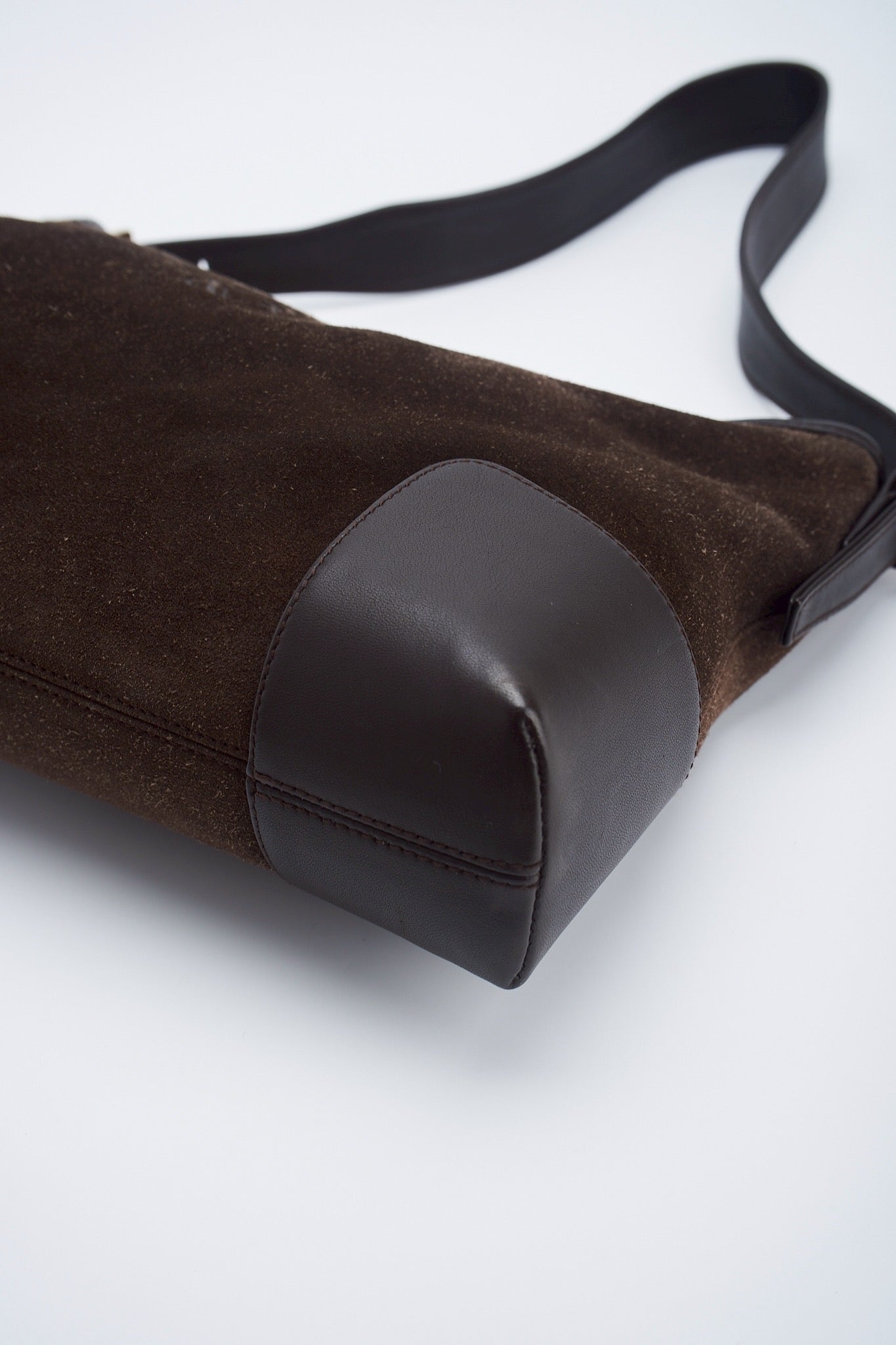 Loewe Suede Brown shoulder