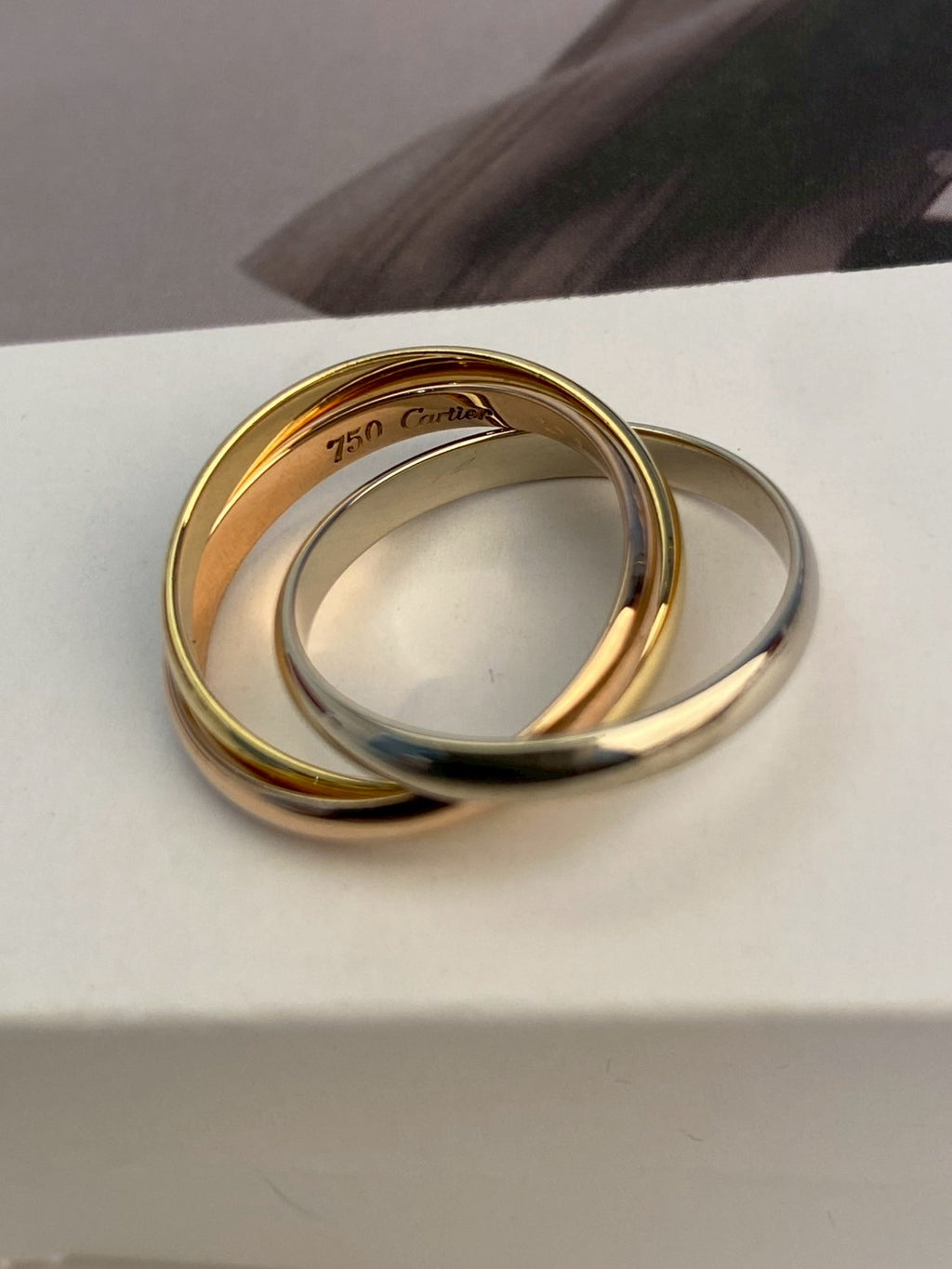 Cartier trinity ring classic model