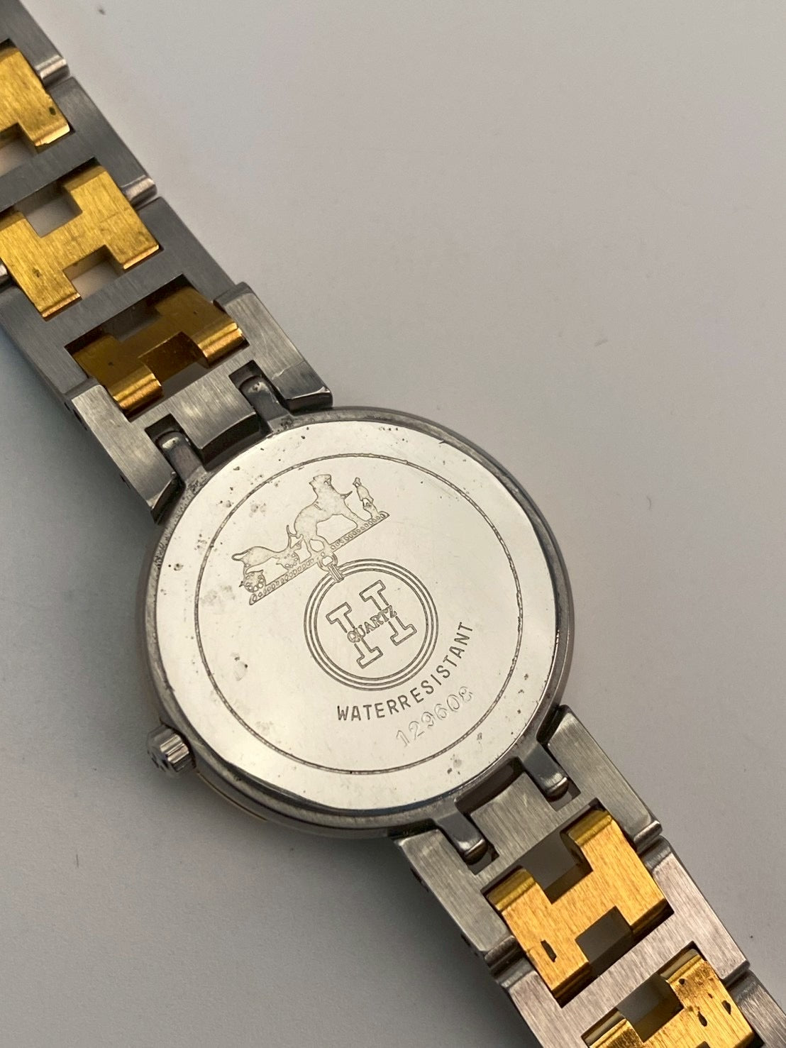 Hermes twotone white dial c.9608