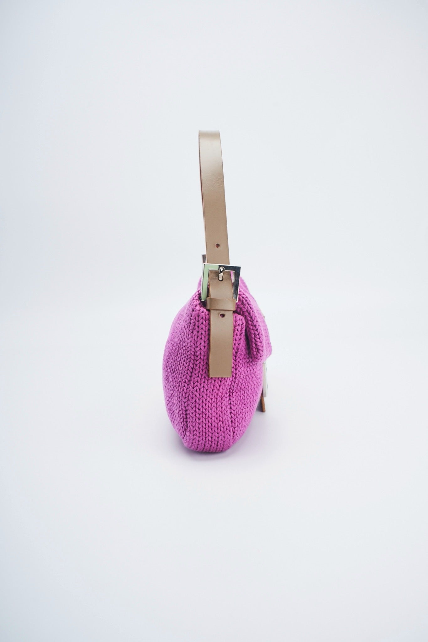 Fendi baguette knit bag