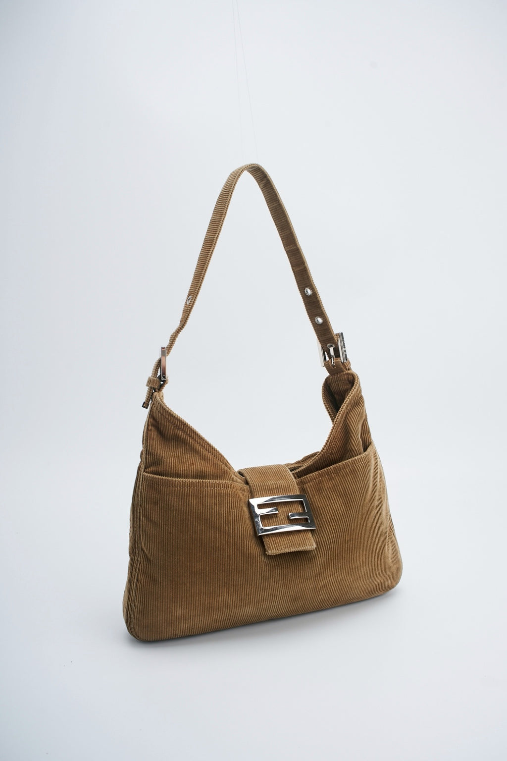 Fendi denim F shoulder
