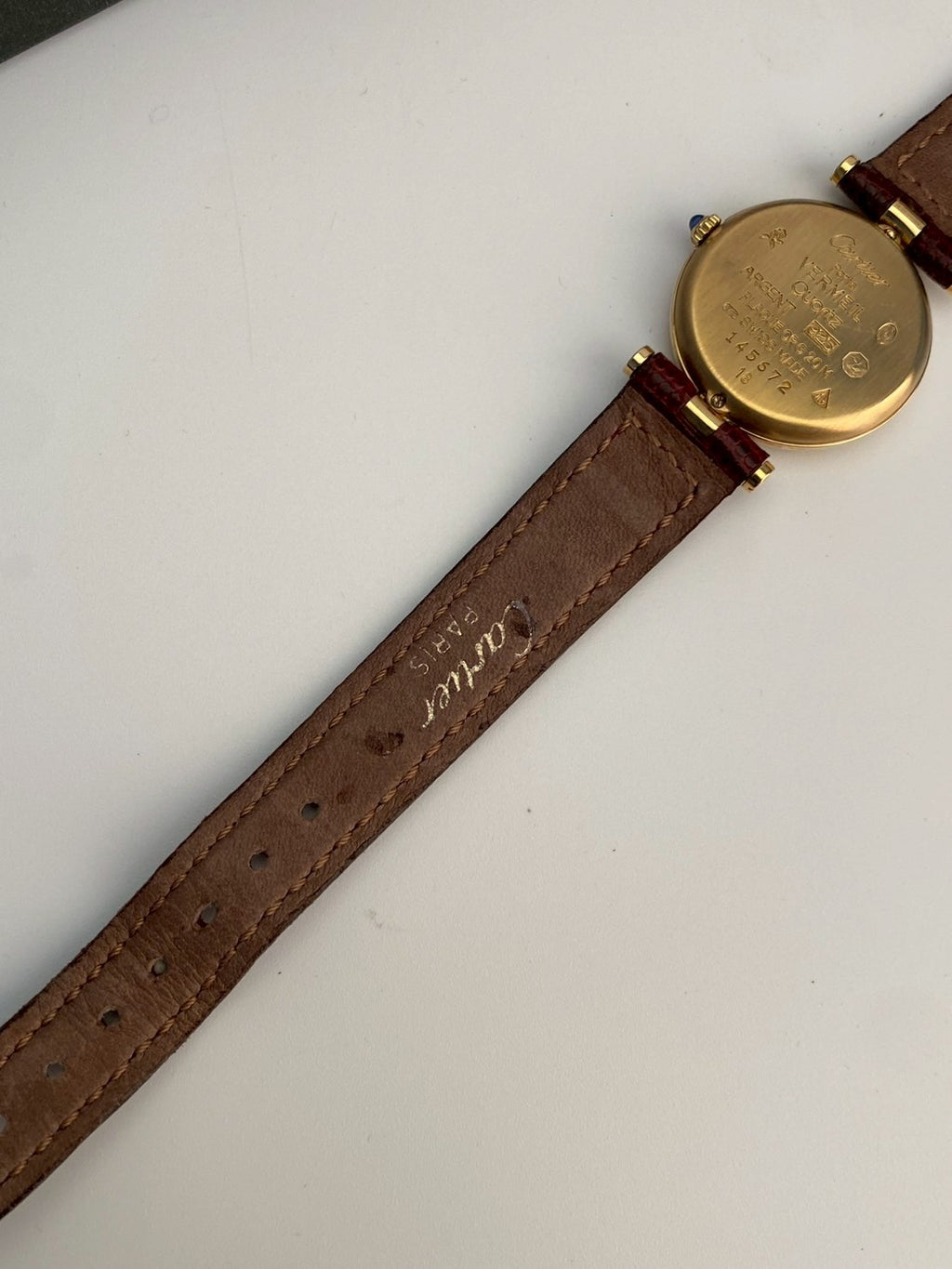 Cartier color dial argent cilcle c.5672
