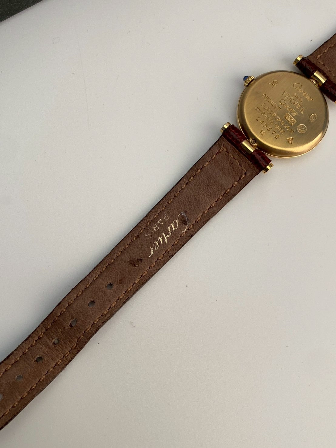 Cartier color dial argent cilcle c.5672