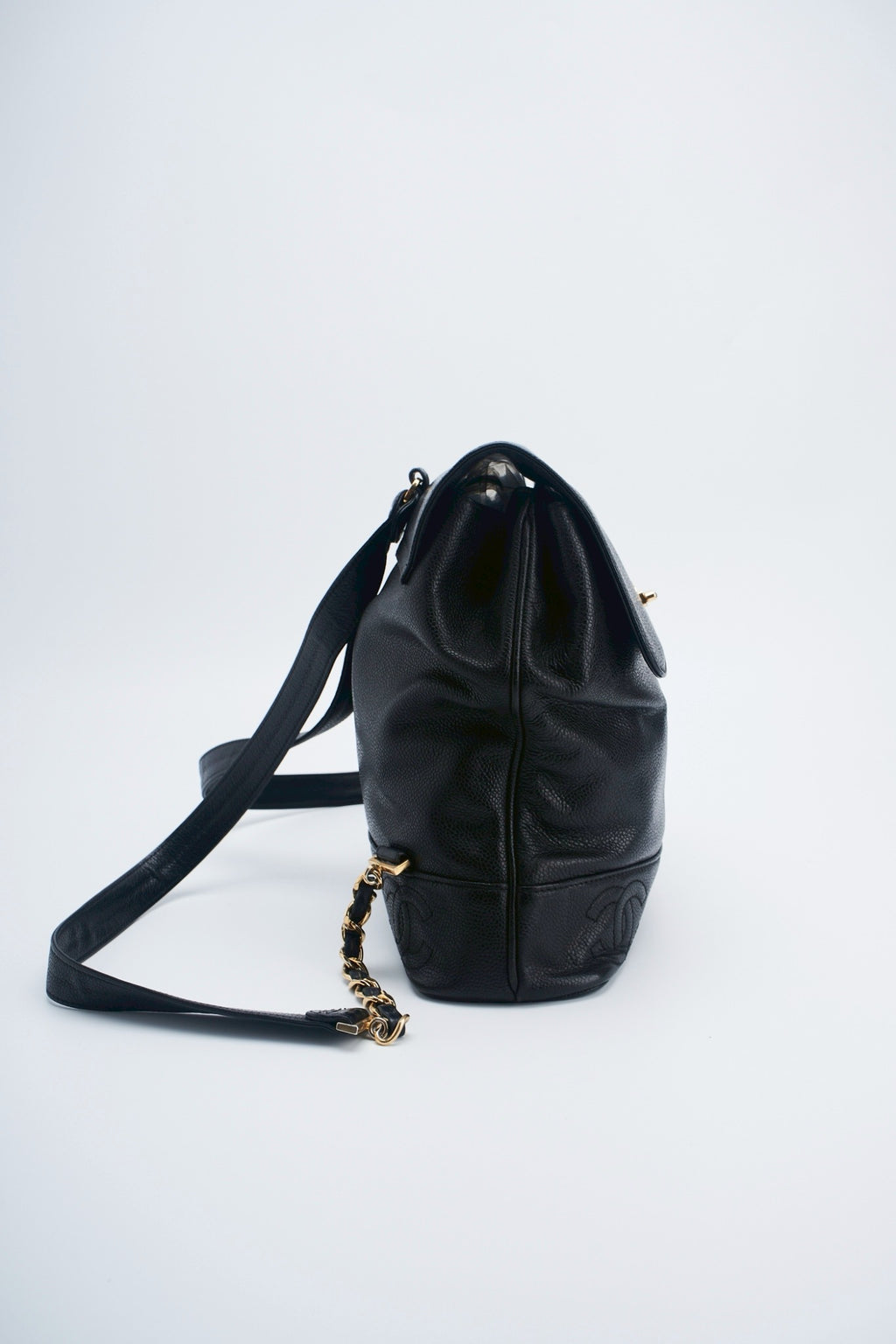 Chanel caviar backpack