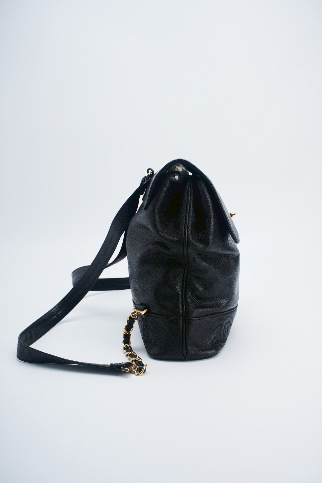 Chanel caviar backpack