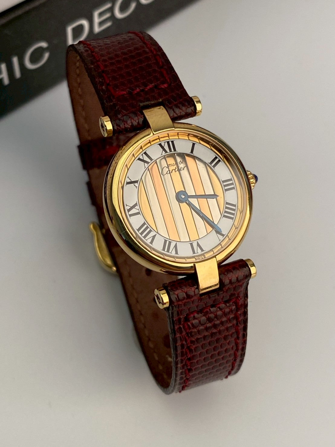 Cartier color dial argent cilcle c.5672
