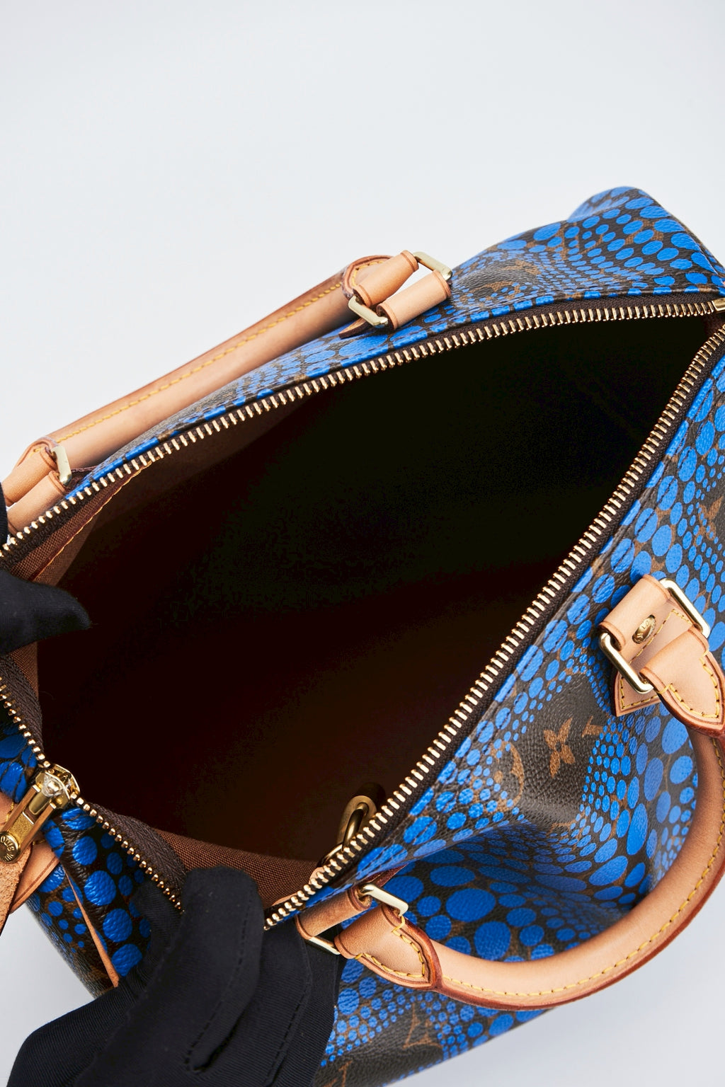 Louis Vuitton Yayoi Kusama speedy blue 30”