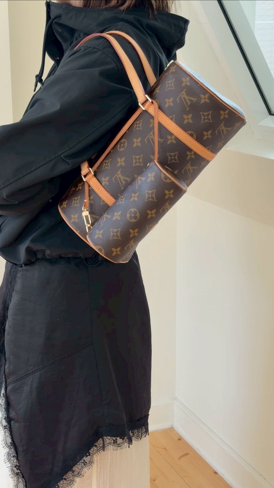 Louis Vuitton papillon with mini bag