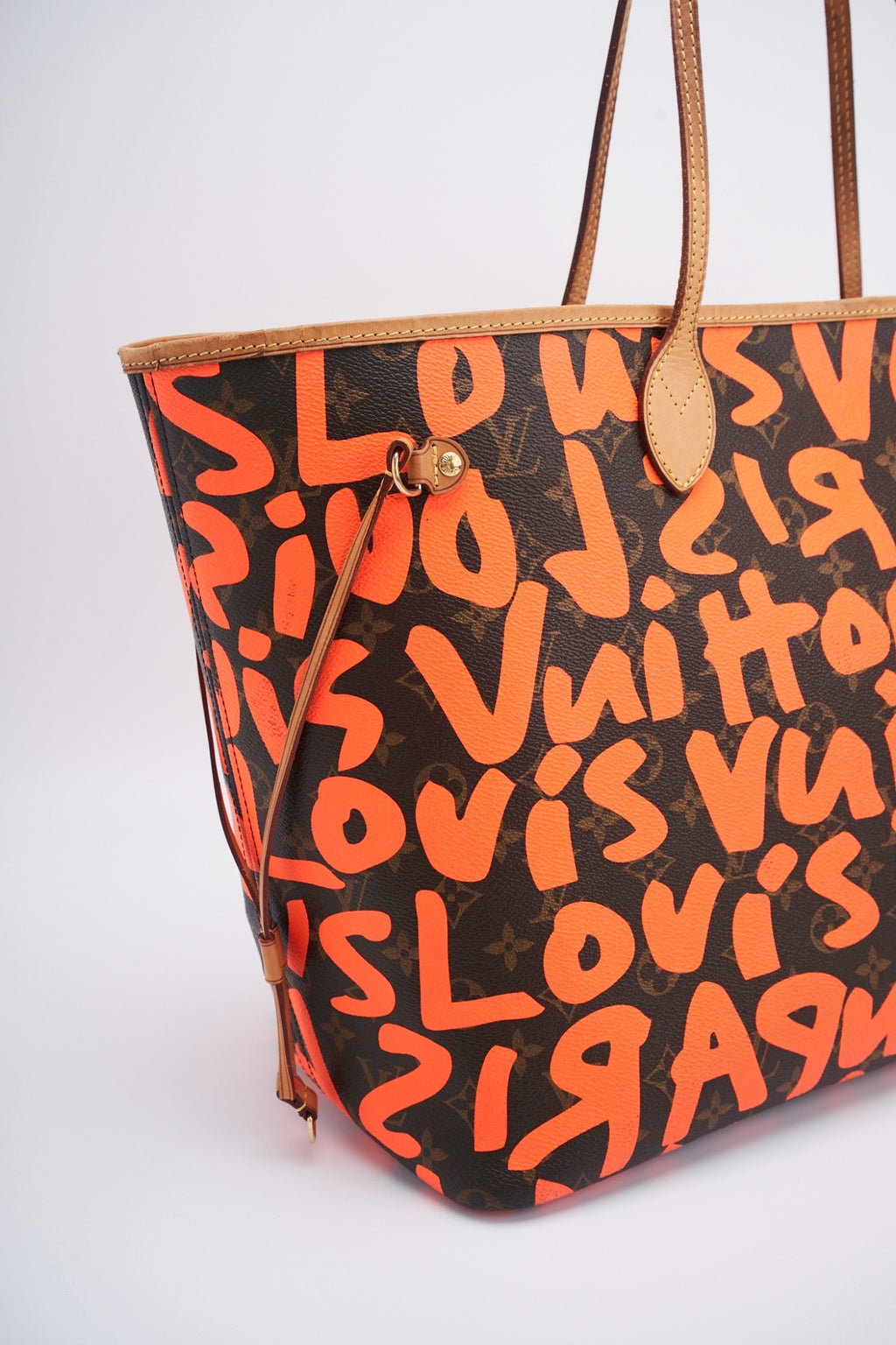 Lv graffiti neverfull orange gm