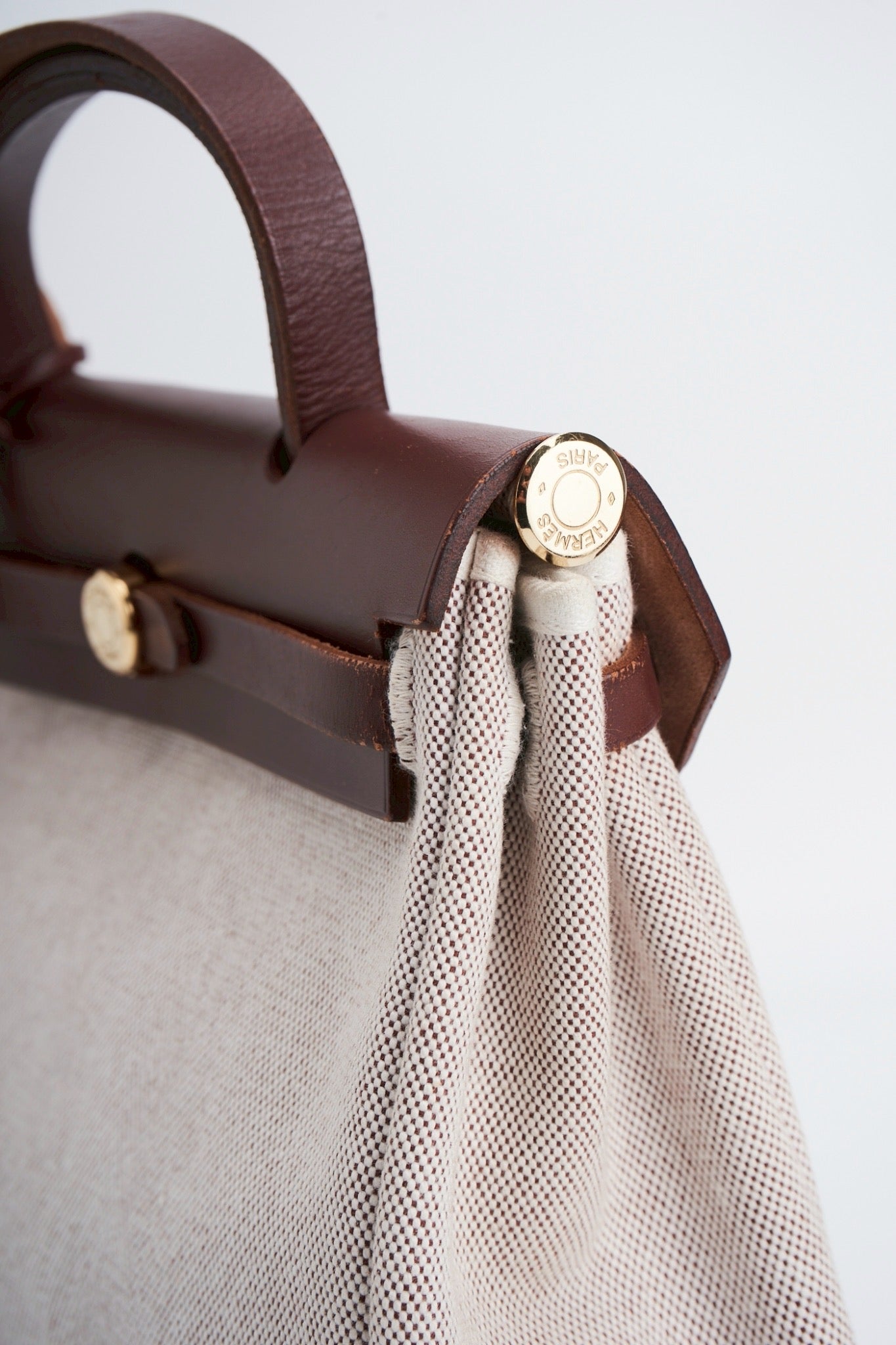 Hermes herbag31 redbrown