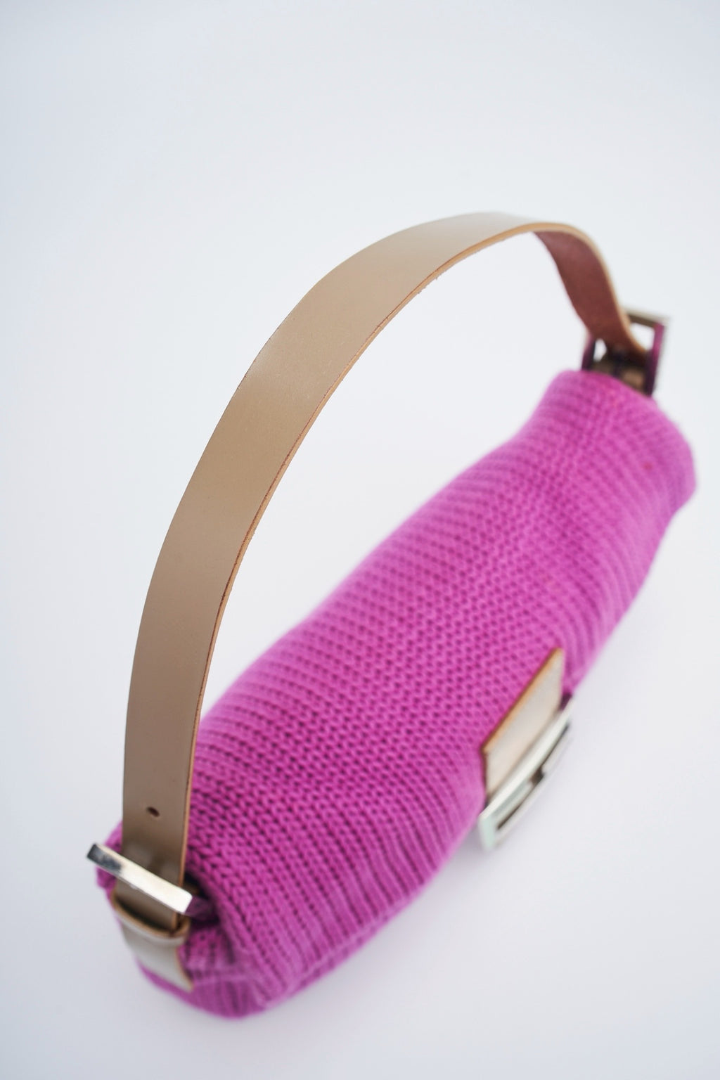 Fendi baguette knit bag