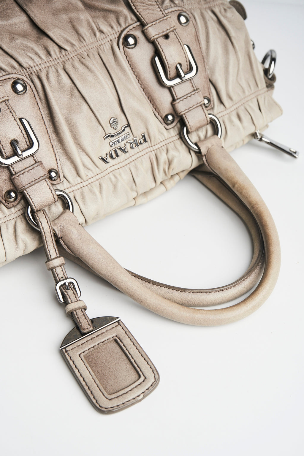 Prada Ombre Gaufre leather