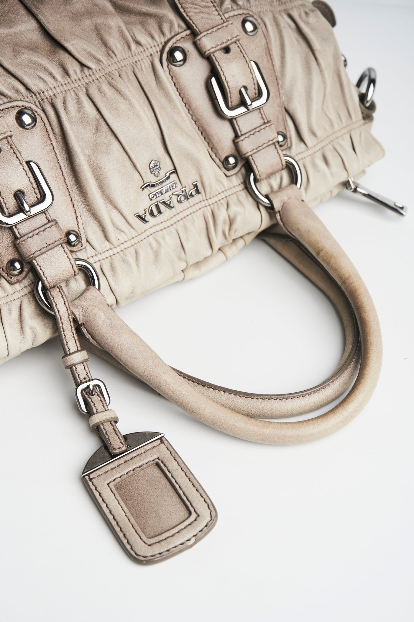 Prada Ombre Gaufre leather