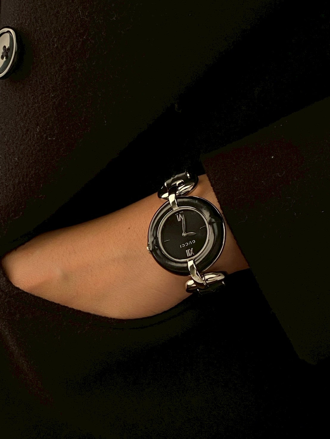 Gucci bamboo 132.40 black c.8836