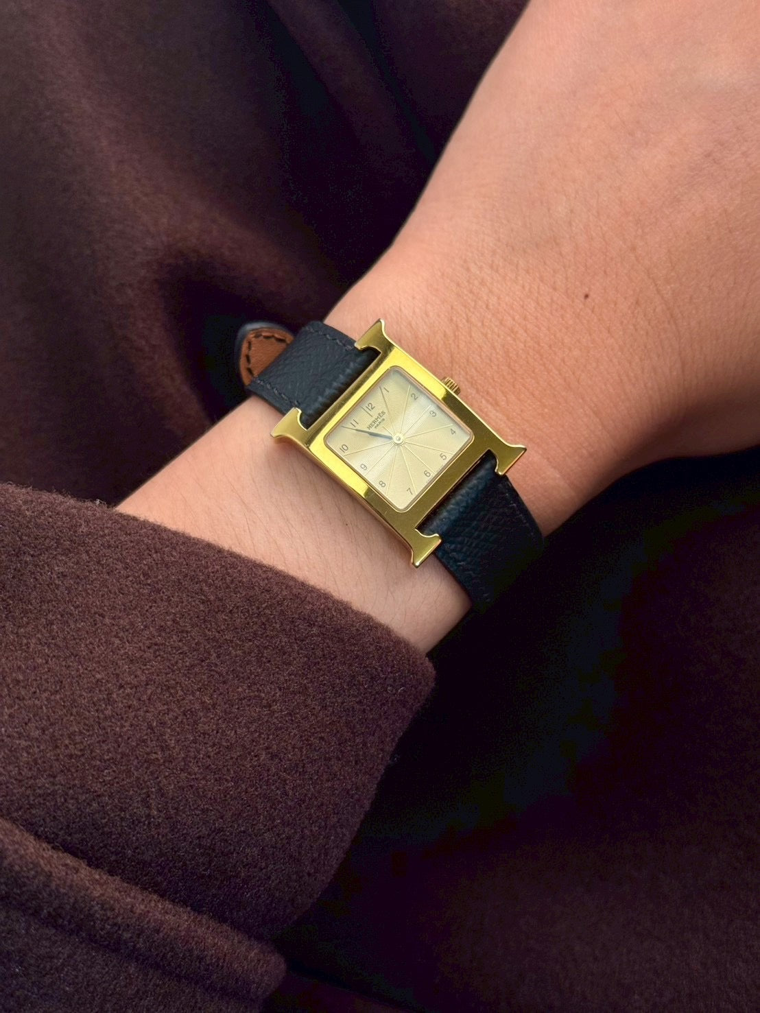 Hermes cream dial H c.9698