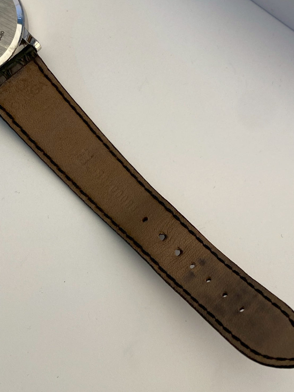 Omega deville date silver watch c.6480
