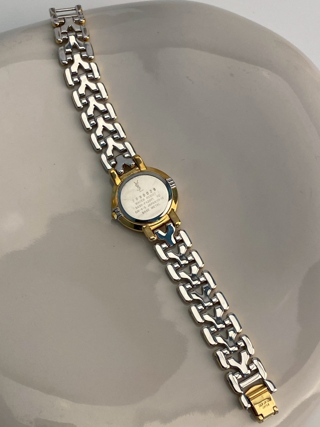 Ysl twotone logo strap c.0029
