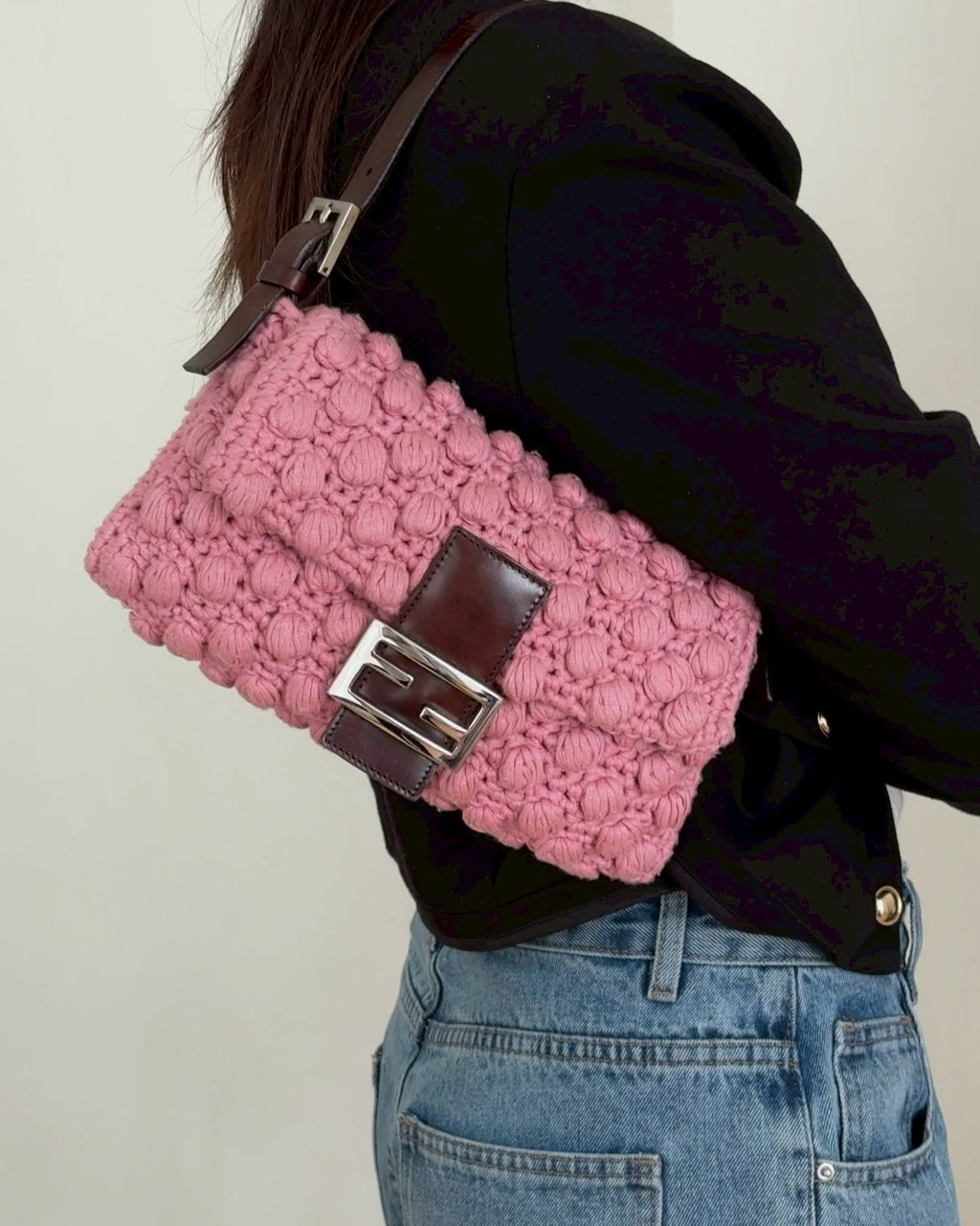 Fendi Baguette Crochet Bag
