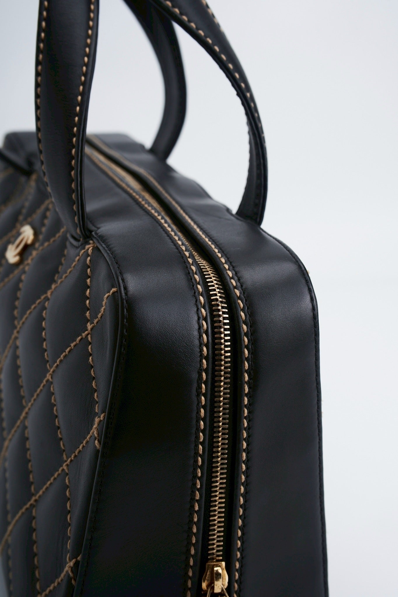 Chanel quilted hand bag